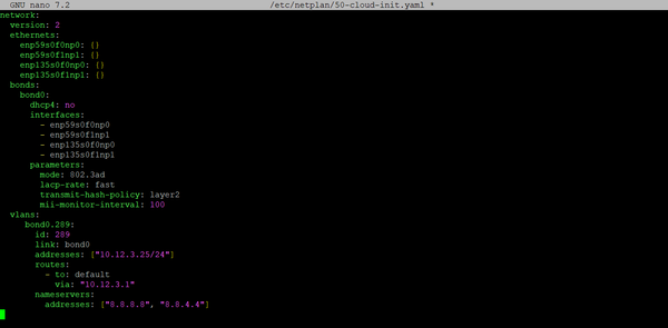 Ubuntu’da LACP + VLAN Netplan Yapılandırması